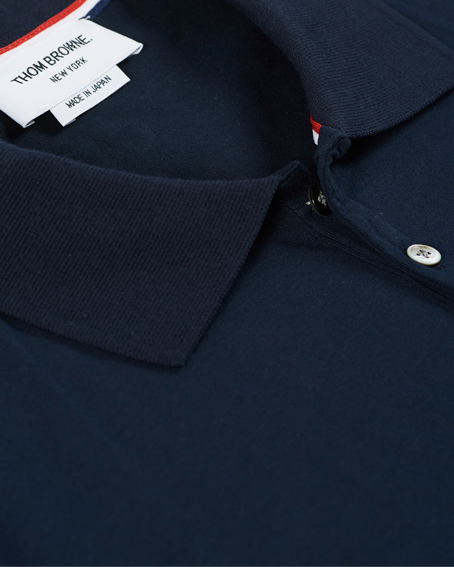 Men | Polo Shirts | Thom Browne | Relaxed Fit Polo Navy