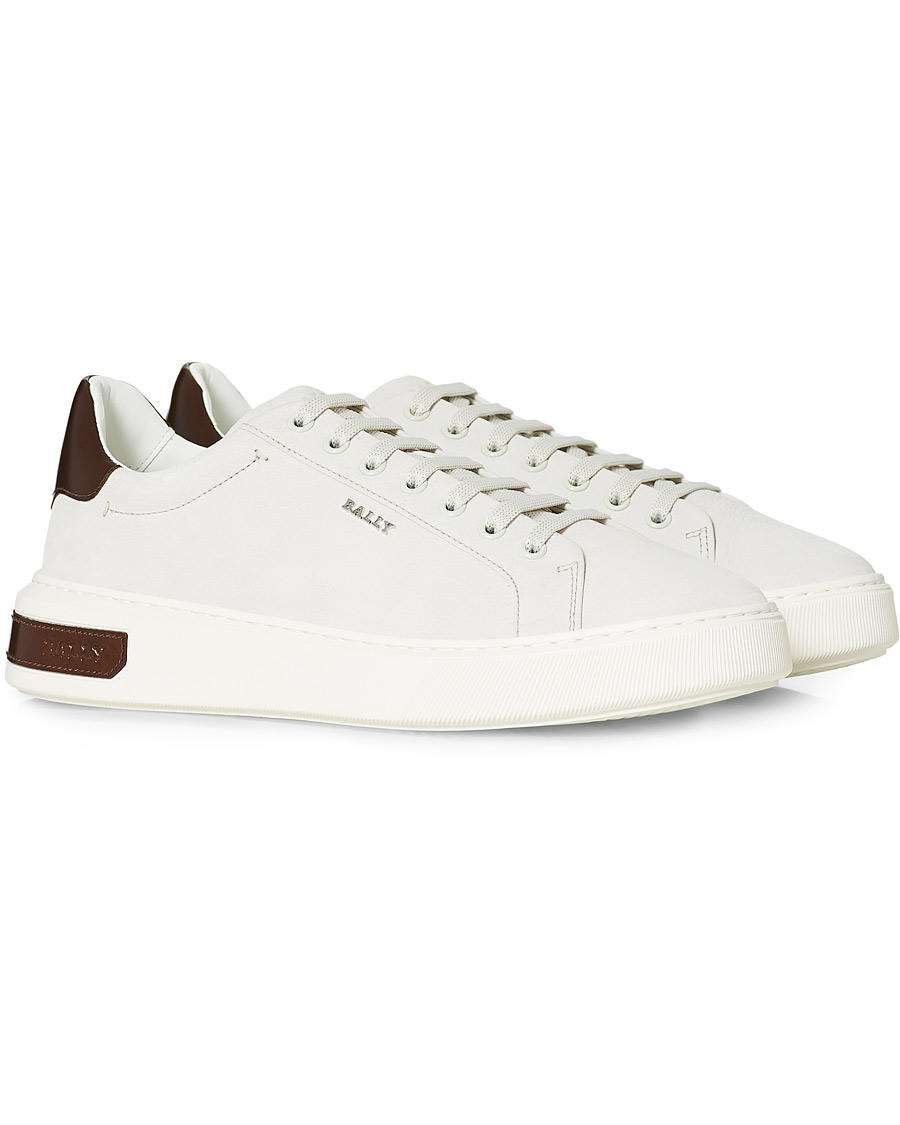 Men | Bally Miky Sneaker Dusty White Suede | Bally | Miky Sneaker Dusty White Suede