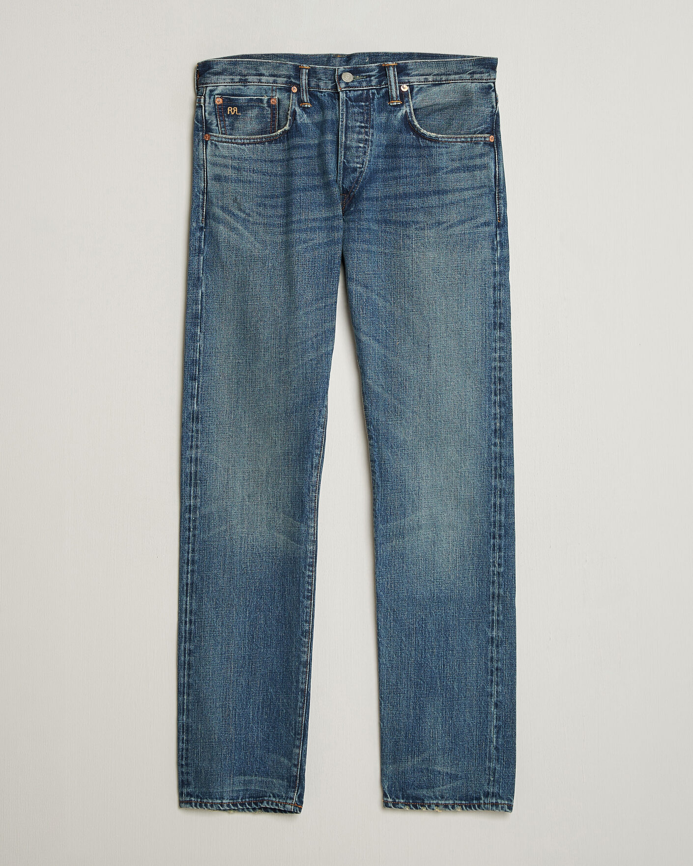 Men | Jeans | RRL | Slim Fit Selvedge Denim Hillsview Wash