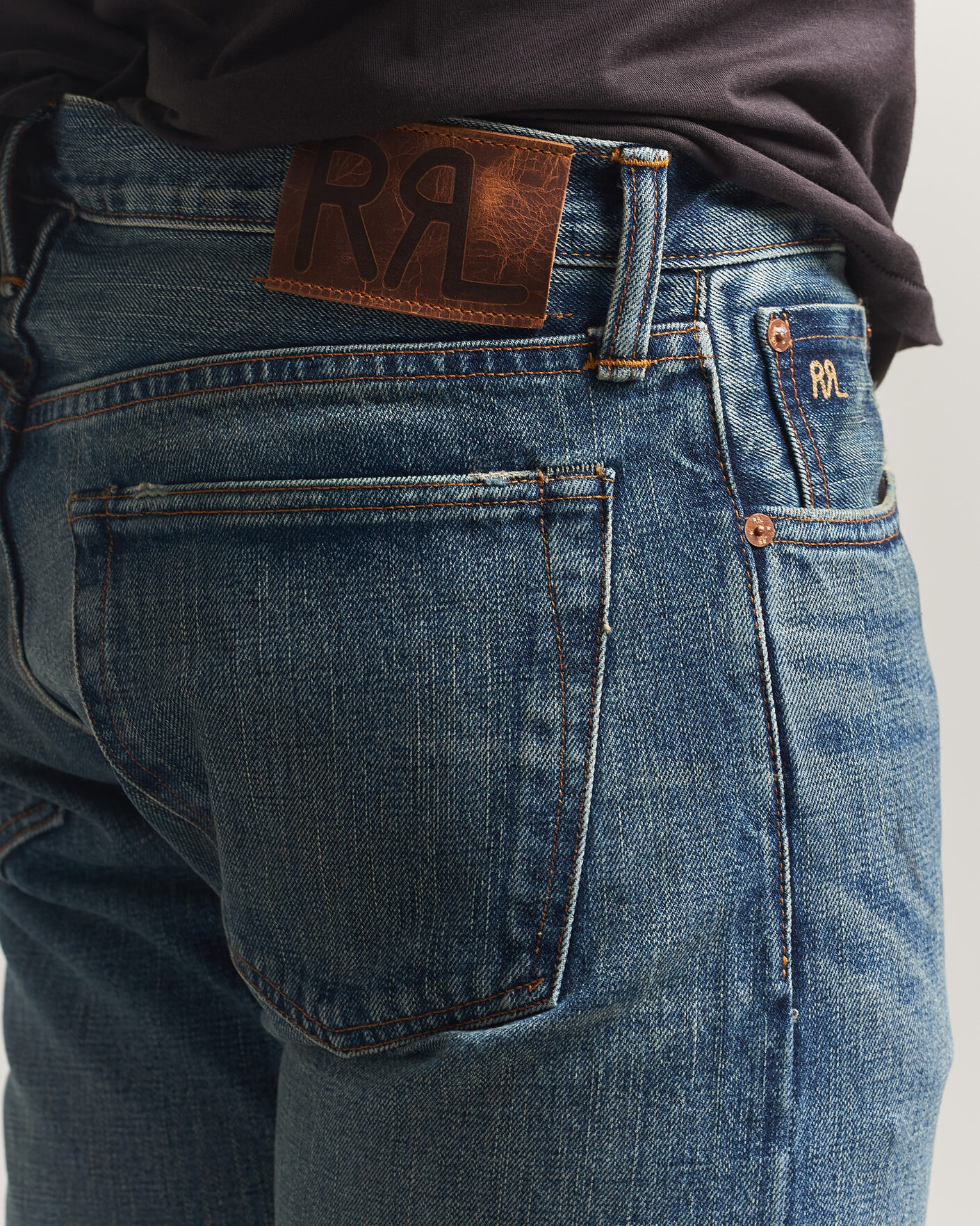 Men | Jeans | RRL | Slim Fit Selvedge Denim Hillsview Wash