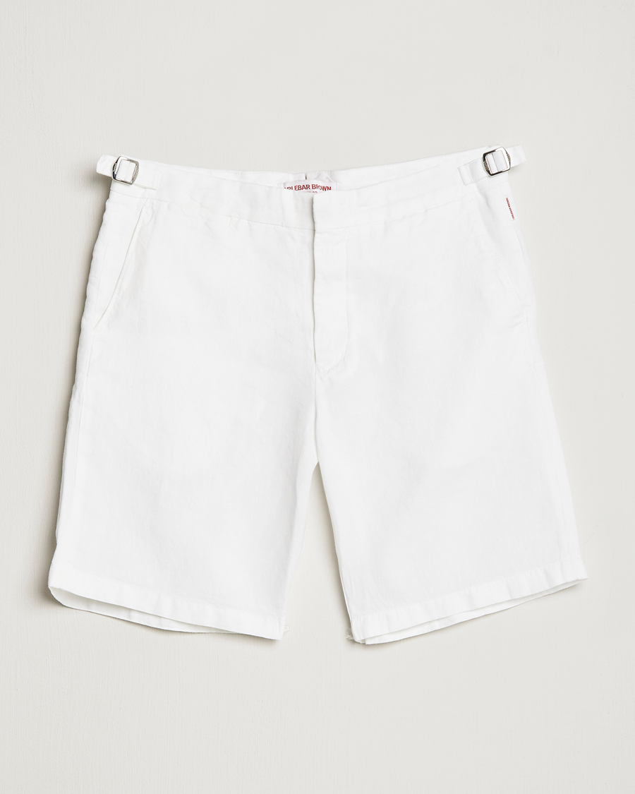Men | Shorts | Orlebar Brown | Norwich Linen Shorts White