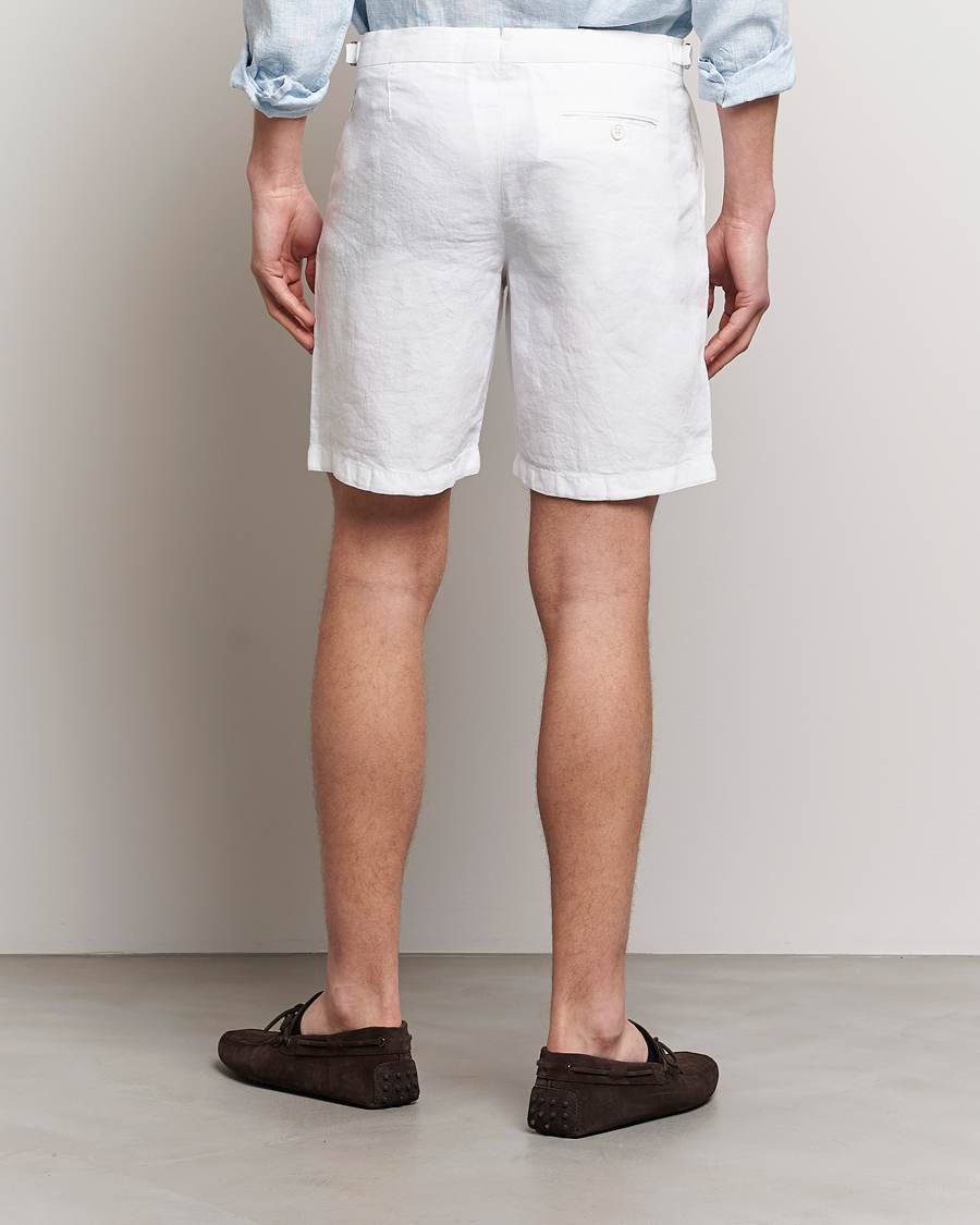 Men | Shorts | Orlebar Brown | Norwich Linen Shorts White