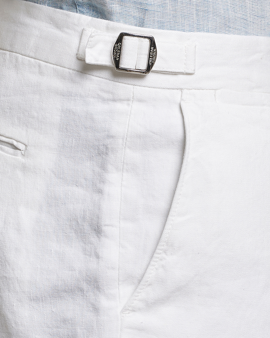 Men | Shorts | Orlebar Brown | Norwich Linen Shorts White
