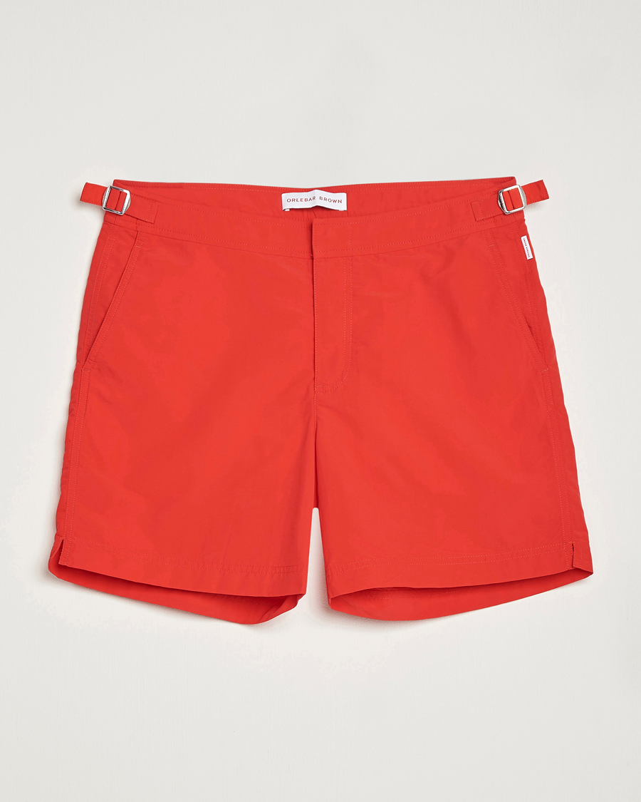Men | Orlebar Brown | Orlebar Brown | Bulldog II Medium Length Swim Shorts Rescue Red