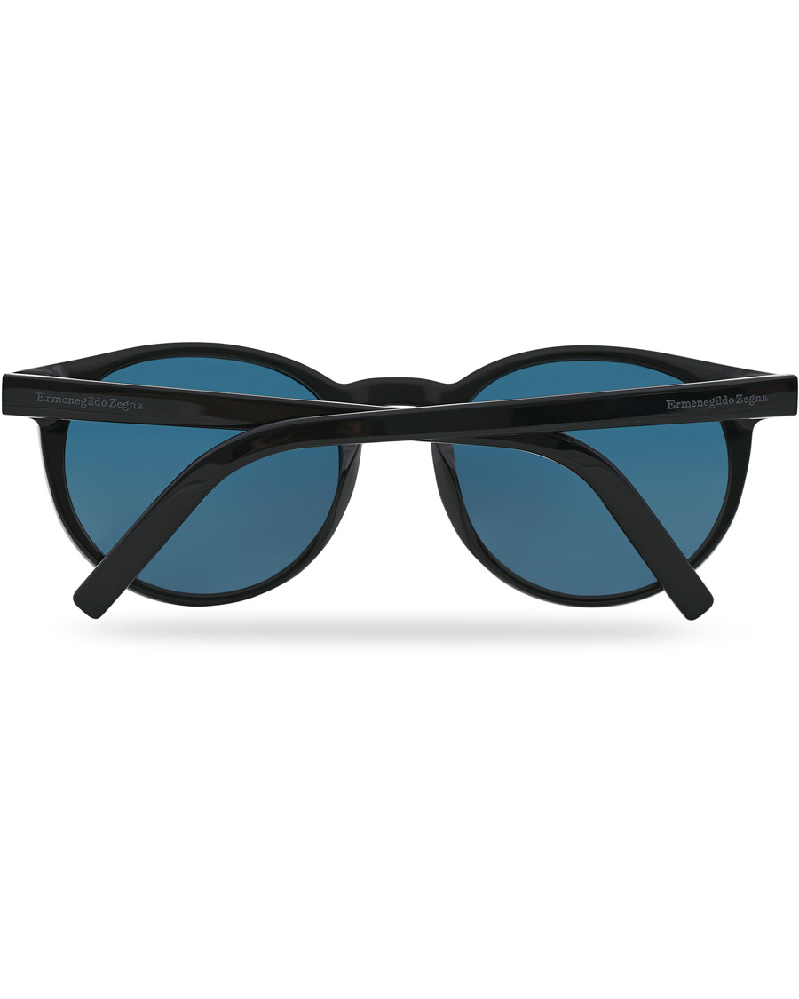 Men | Ermenegildo Zegna EZ0172 Sunglasses Shiny Black/Blue | Ermenegildo Zegna | EZ0172 Sunglasses Shiny Black/Blue
