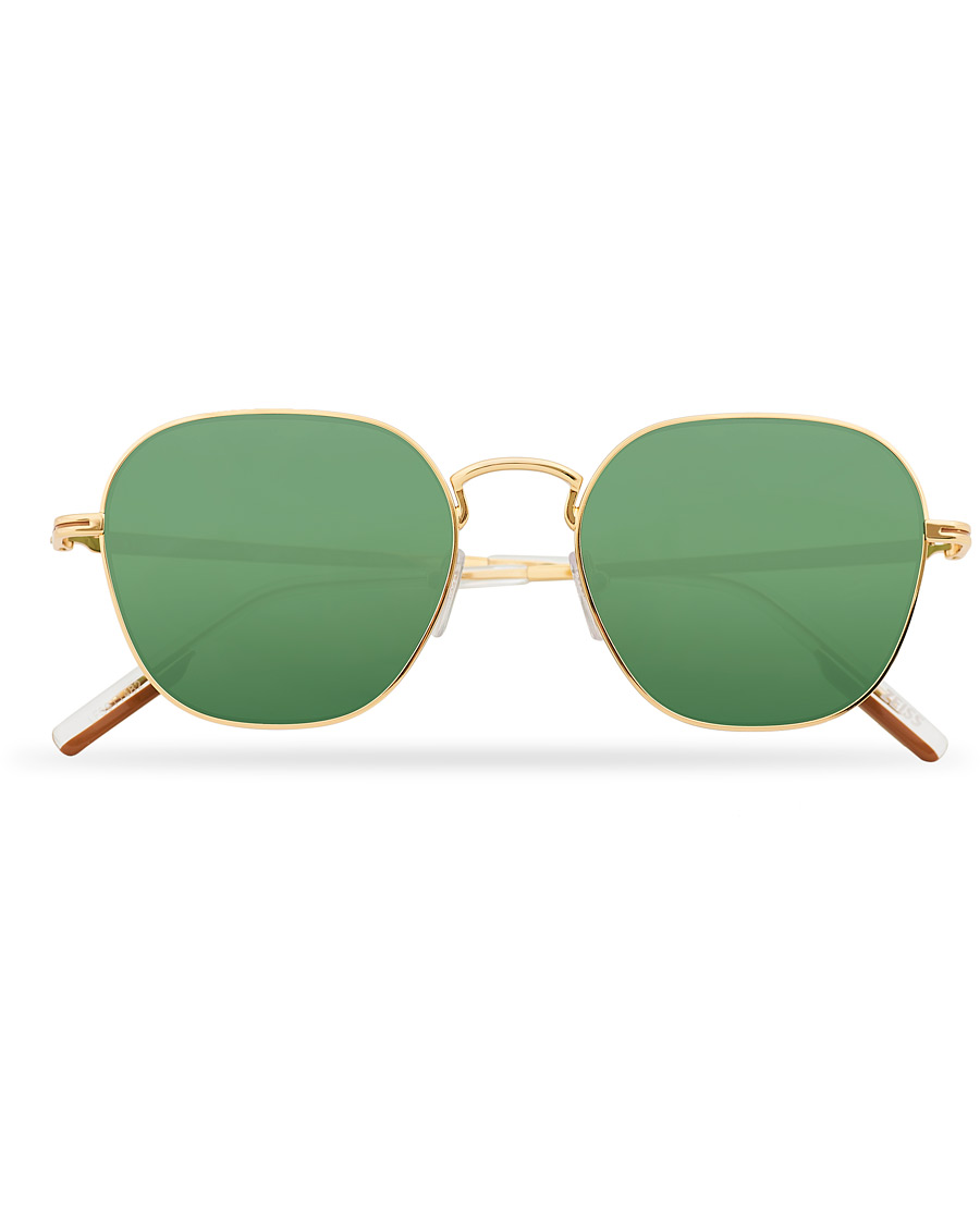 Men | Ermenegildo Zegna EZ0174 Sunglasses Shiny Deep Gold/Green | Ermenegildo Zegna | EZ0174 Sunglasses Shiny Deep Gold/Green