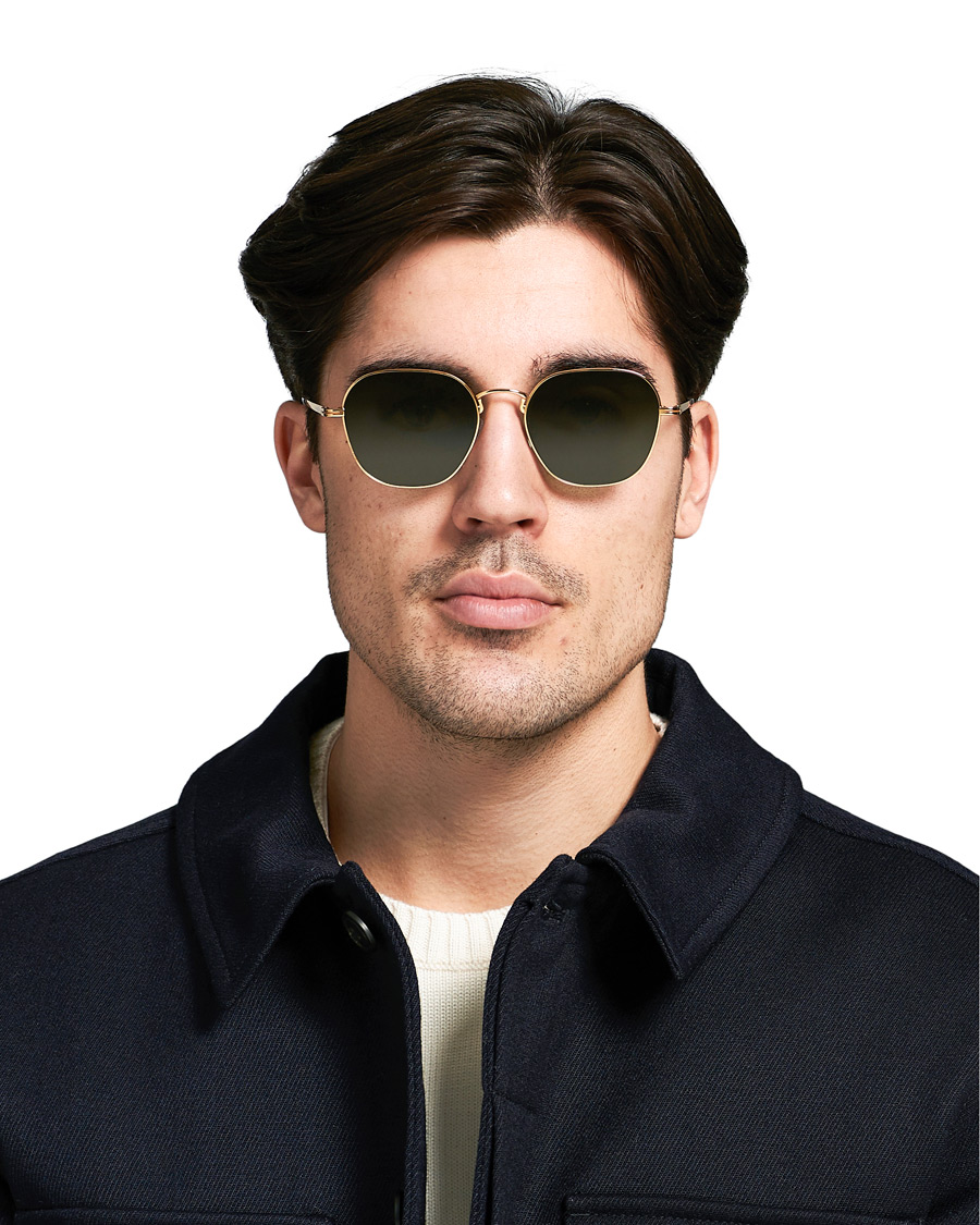 Men | Ermenegildo Zegna EZ0174 Sunglasses Shiny Deep Gold/Green | Ermenegildo Zegna | EZ0174 Sunglasses Shiny Deep Gold/Green