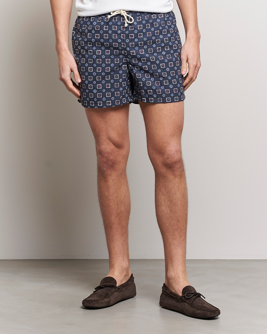 Men | Swimwear | Ripa Ripa | Scirocco Printed Swimshorts Blue
