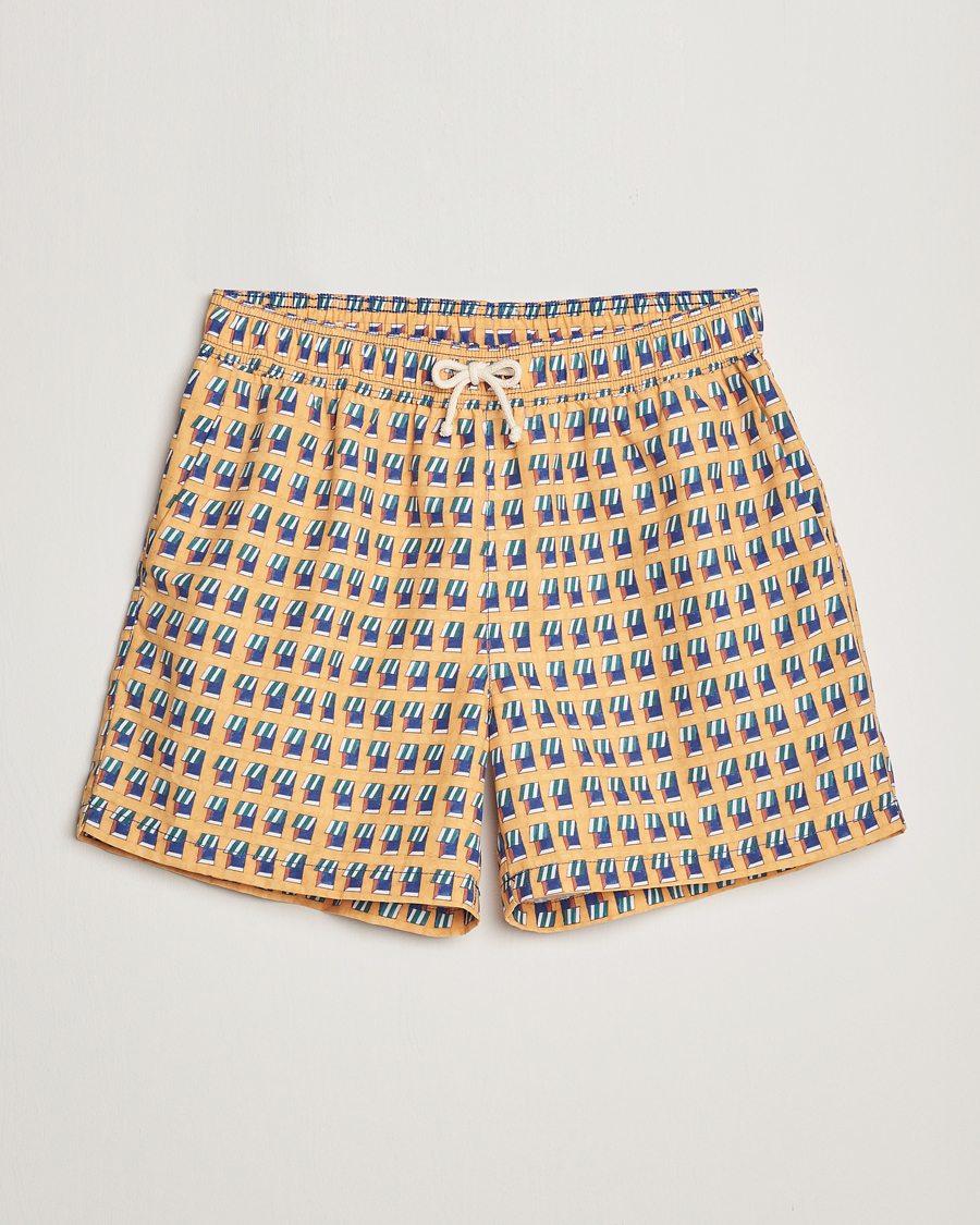 Men |  | Ripa Ripa | Finestre Sul Mare Printed Swimshorts Yellow