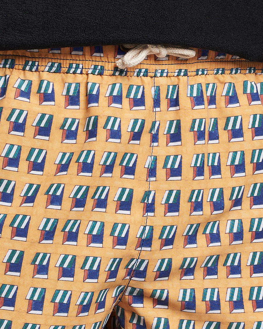 Men | Swimwear | Ripa Ripa | Finestre Sul Mare Printed Swimshorts Yellow