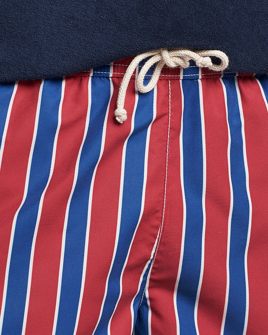 Men | Swimwear | Ripa Ripa | Monterosso Striped Swimshorts Red/Blue
