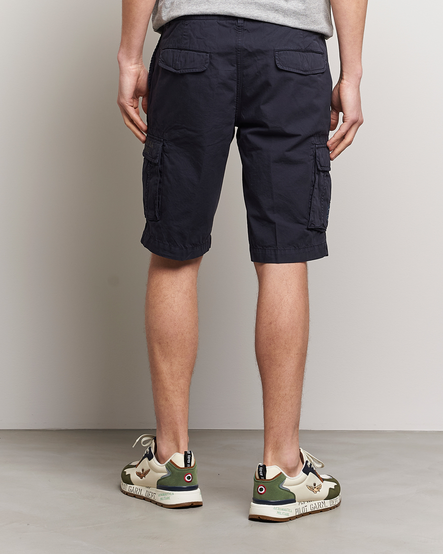 Men | Shorts | Aeronautica Militare | BE066 Cargo Shorts Blue Black