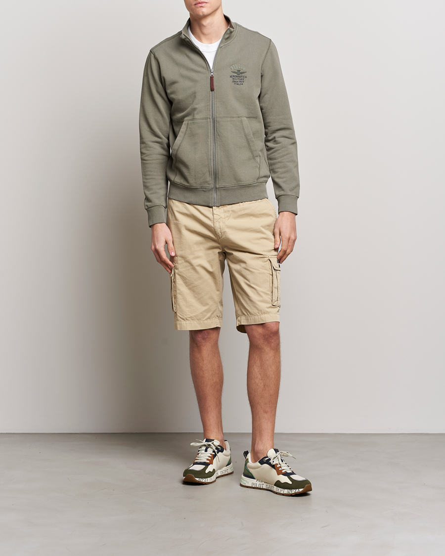 Men | Shorts | Aeronautica Militare | BE066 Cargo Shorts Sand