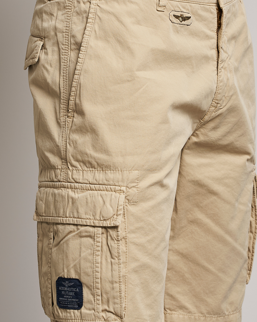 Men | Shorts | Aeronautica Militare | BE066 Cargo Shorts Sand