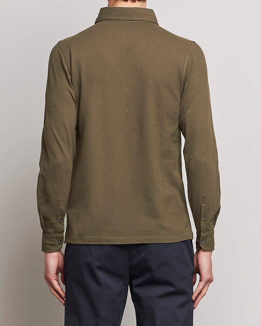 Men | Shirts | Gran Sasso | Popover Shirt Dark Brown