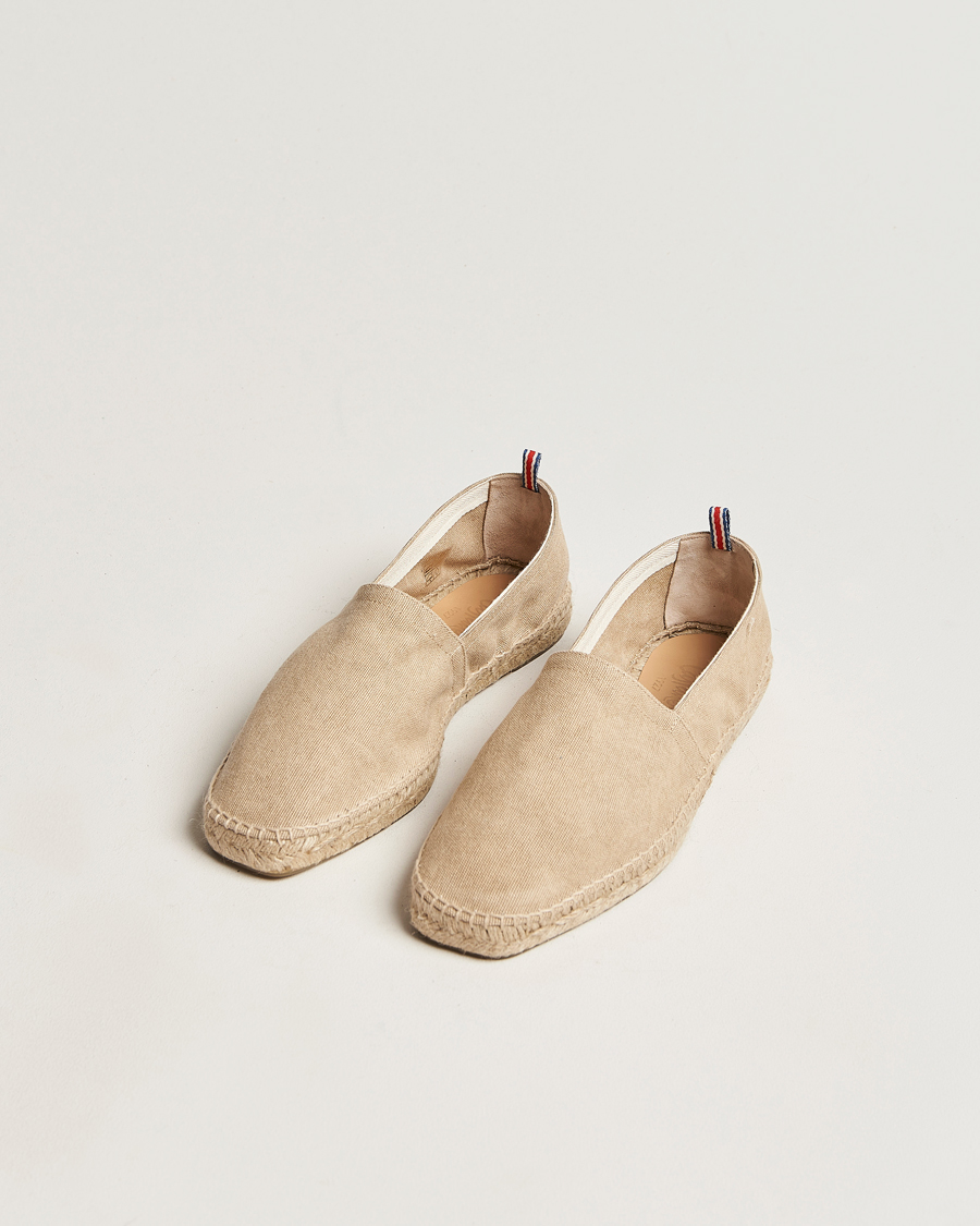 Men | Espadrilles | Castañer | Pablo Washed Canvas Espadrilles Sand