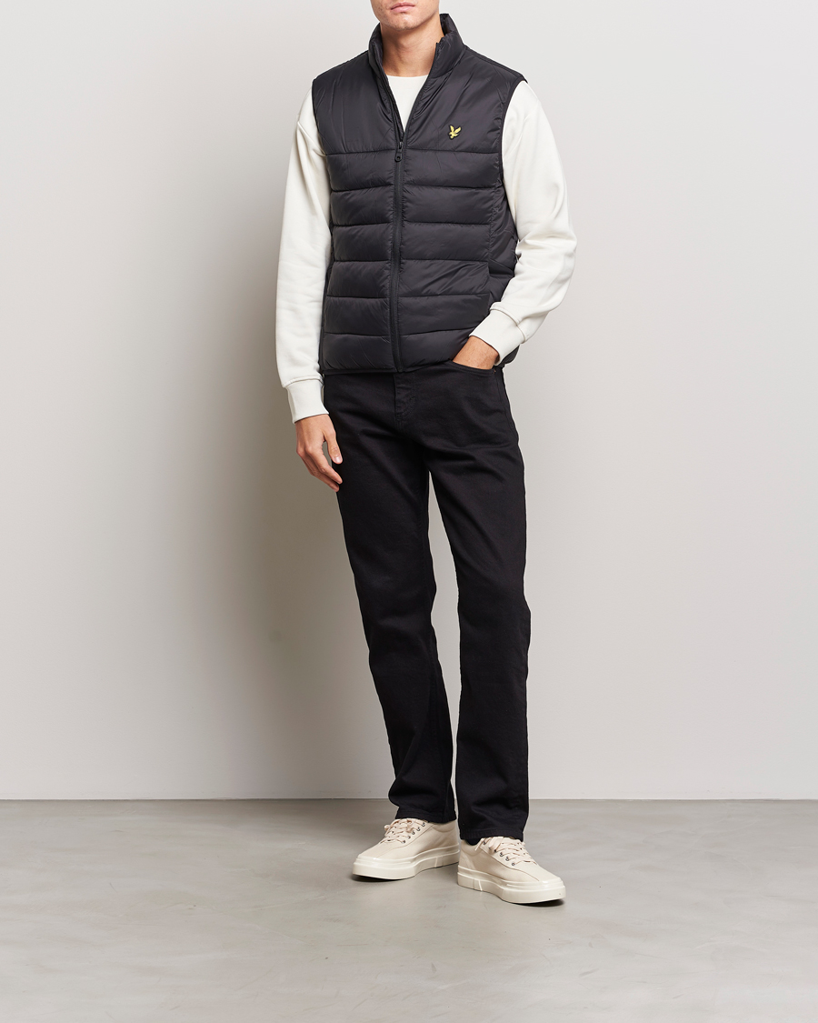 Men | Coats & Jackets | Lyle & Scott | Wadded Gilet Jet Black