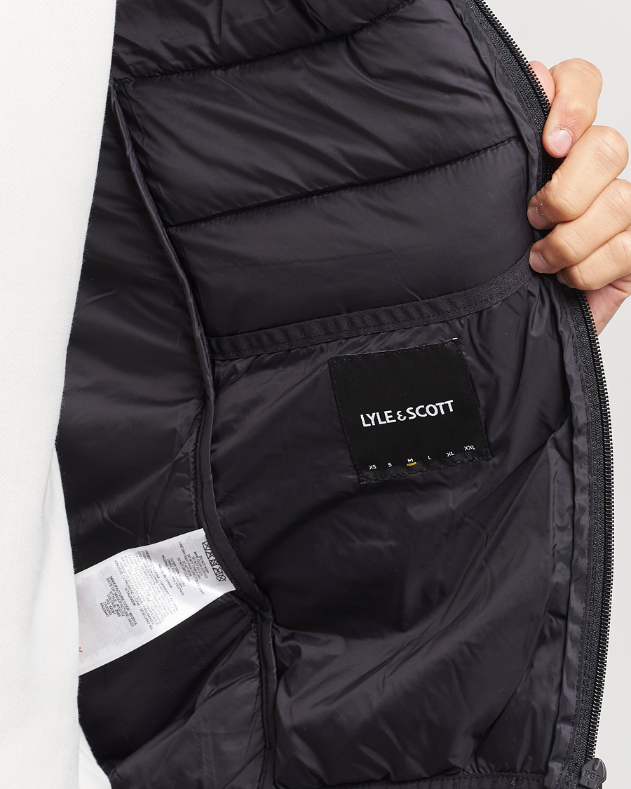 Men | Coats & Jackets | Lyle & Scott | Wadded Gilet Jet Black