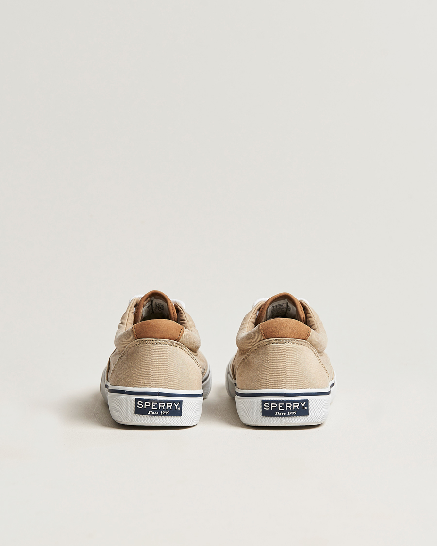 Men | Sperry Striper II Canvas Sneaker Beige | Sperry | Striper II Canvas Sneaker Beige
