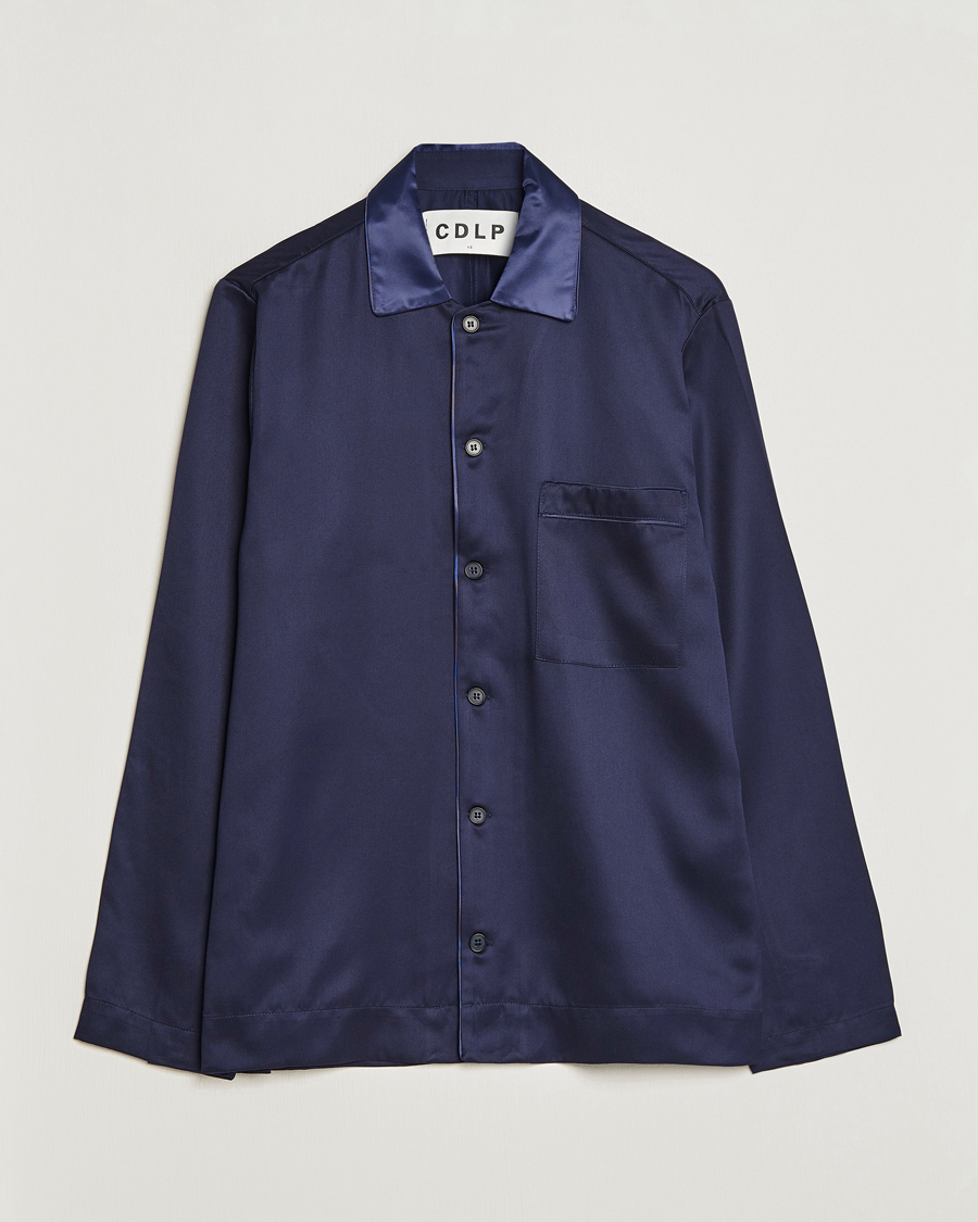 Men | Pyjamas & Robes | CDLP | Home Suit Long Sleeve Top Navy Blue