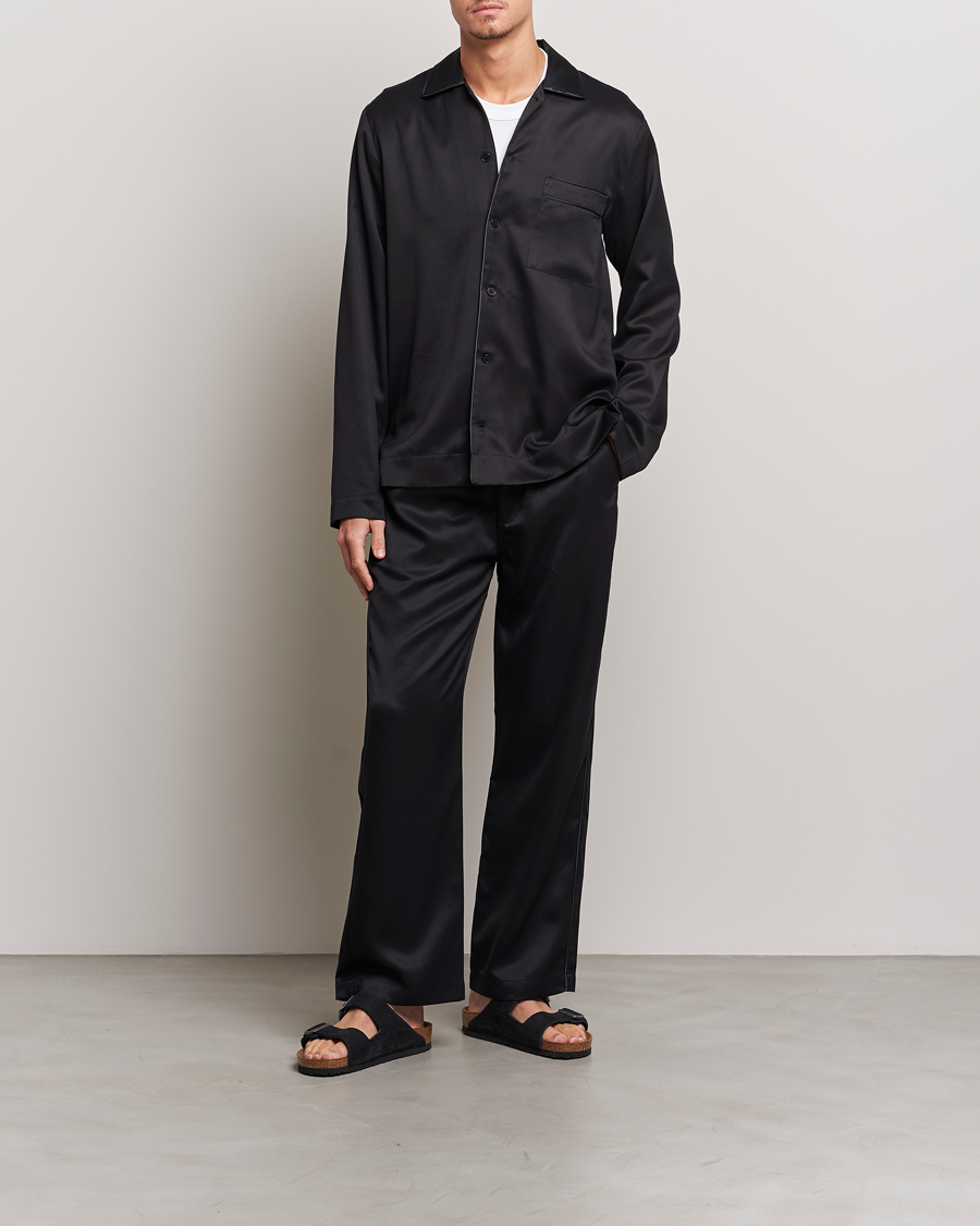 Men | Pyjamas & Robes | CDLP | Home Suit Long Bottom Black