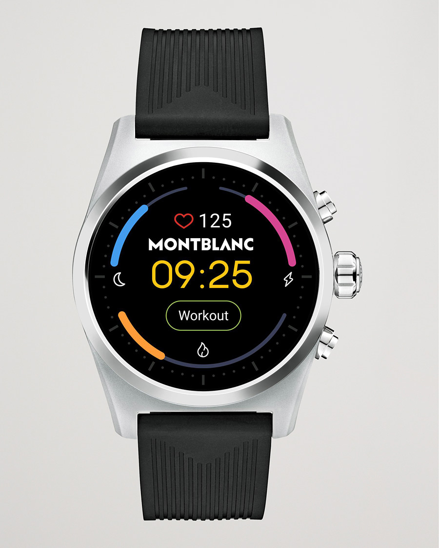 Men |  | Montblanc | Summit Lite Smartwatch Grey/Black Rubber Strap