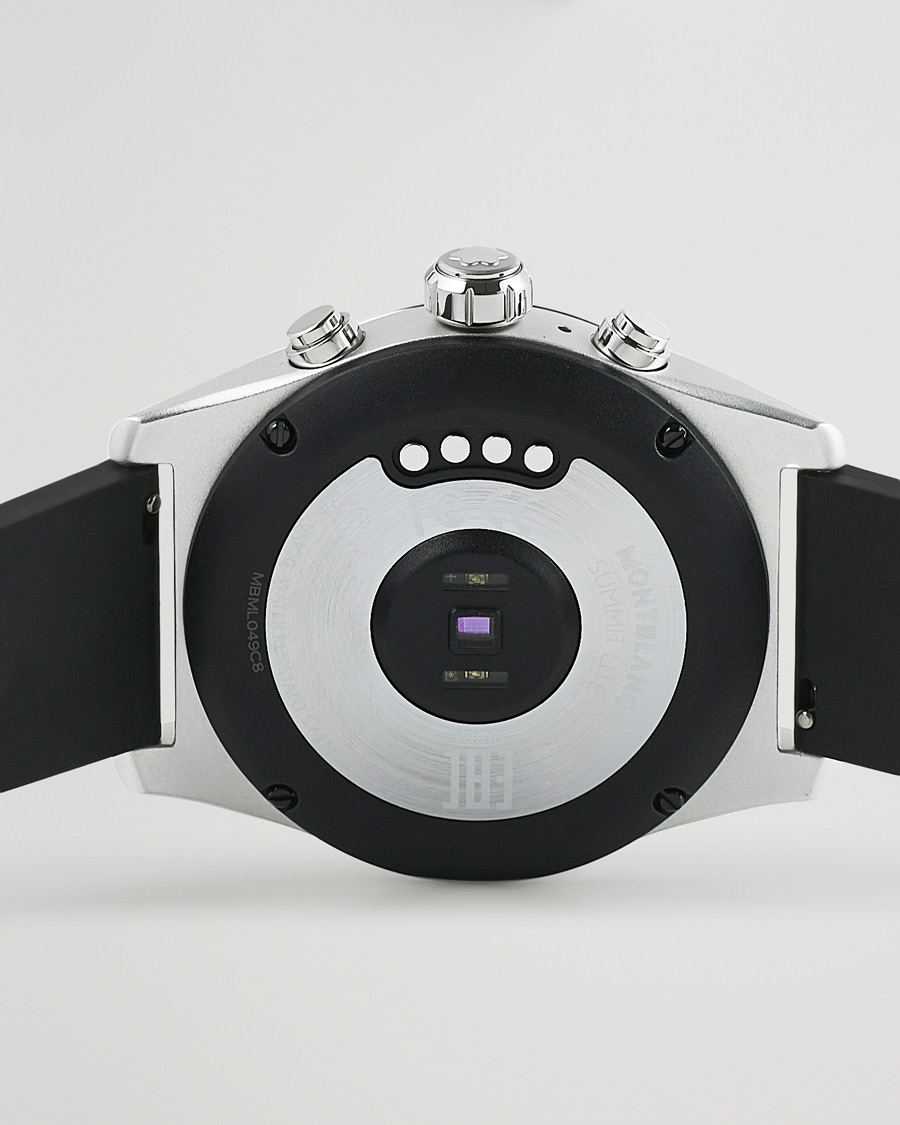 Men | Montblanc Summit Lite Smartwatch Grey/Black Rubber Strap | Montblanc | Summit Lite Smartwatch Grey/Black Rubber Strap