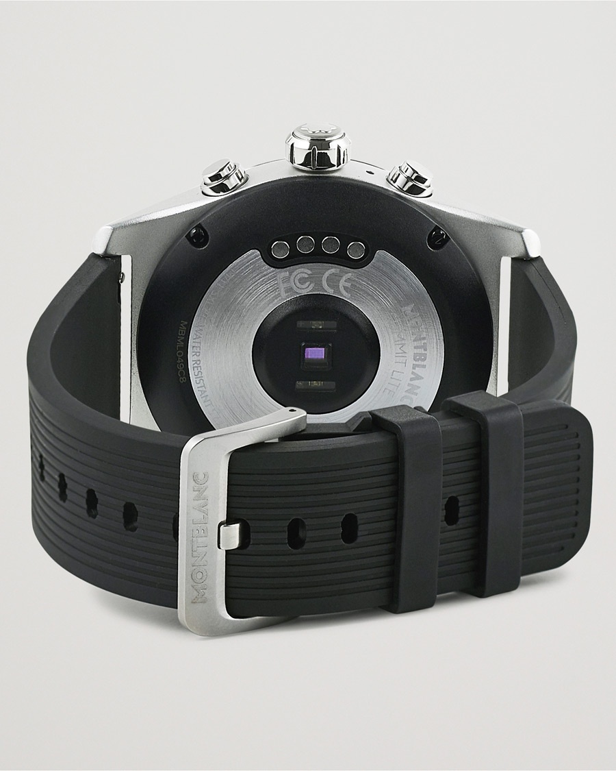 Men | Montblanc Summit Lite Smartwatch Grey/Black Rubber Strap | Montblanc | Summit Lite Smartwatch Grey/Black Rubber Strap