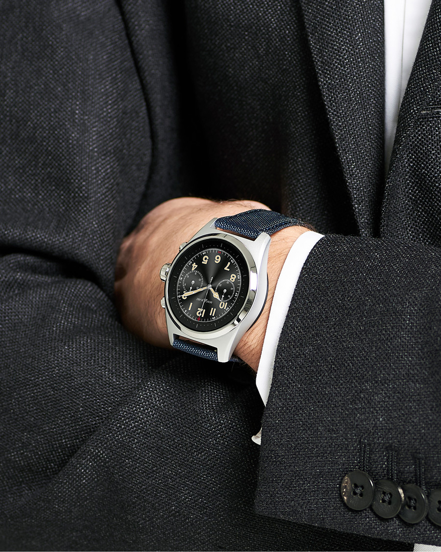 Men |  | Montblanc | Summit Lite Smartwatch Grey/Blue Fabric Strap