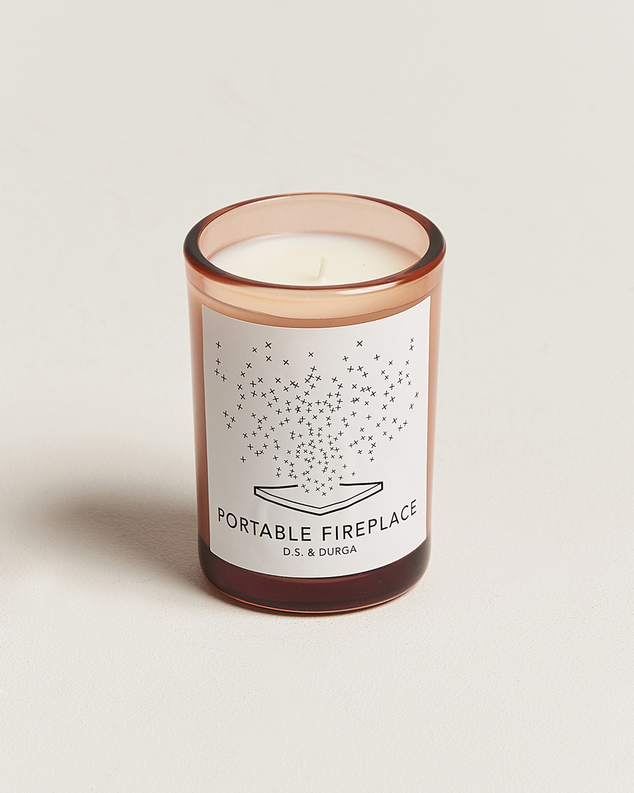 Men | Scented Candles | D.S. & Durga | Portable Fireplace Scented Candle 200g