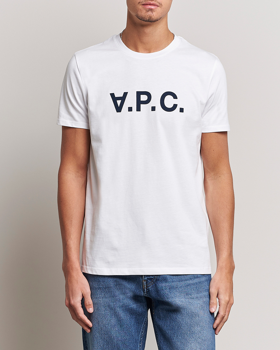 Men | Short Sleeve T-shirts | A.P.C. | VPC T-Shirt Navy