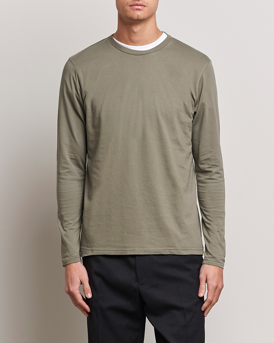 Men | Long Sleeve T-shirts | Colorful Standard | Classic Organic Long Sleeve T-shirt Dusty Olive