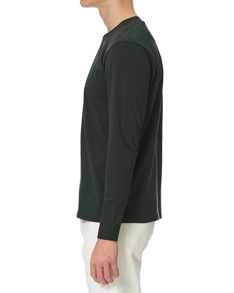 Men | T-Shirts | Colorful Standard | Classic Organic Long Sleeve T-shirt Hunter Green