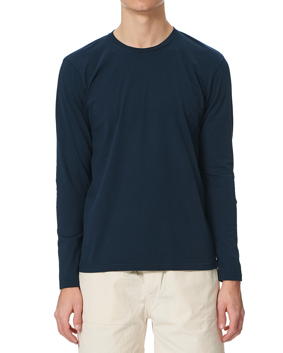 Men | Long Sleeve T-shirts | Colorful Standard | Classic Organic Long Sleeve T-shirt Navy Blue