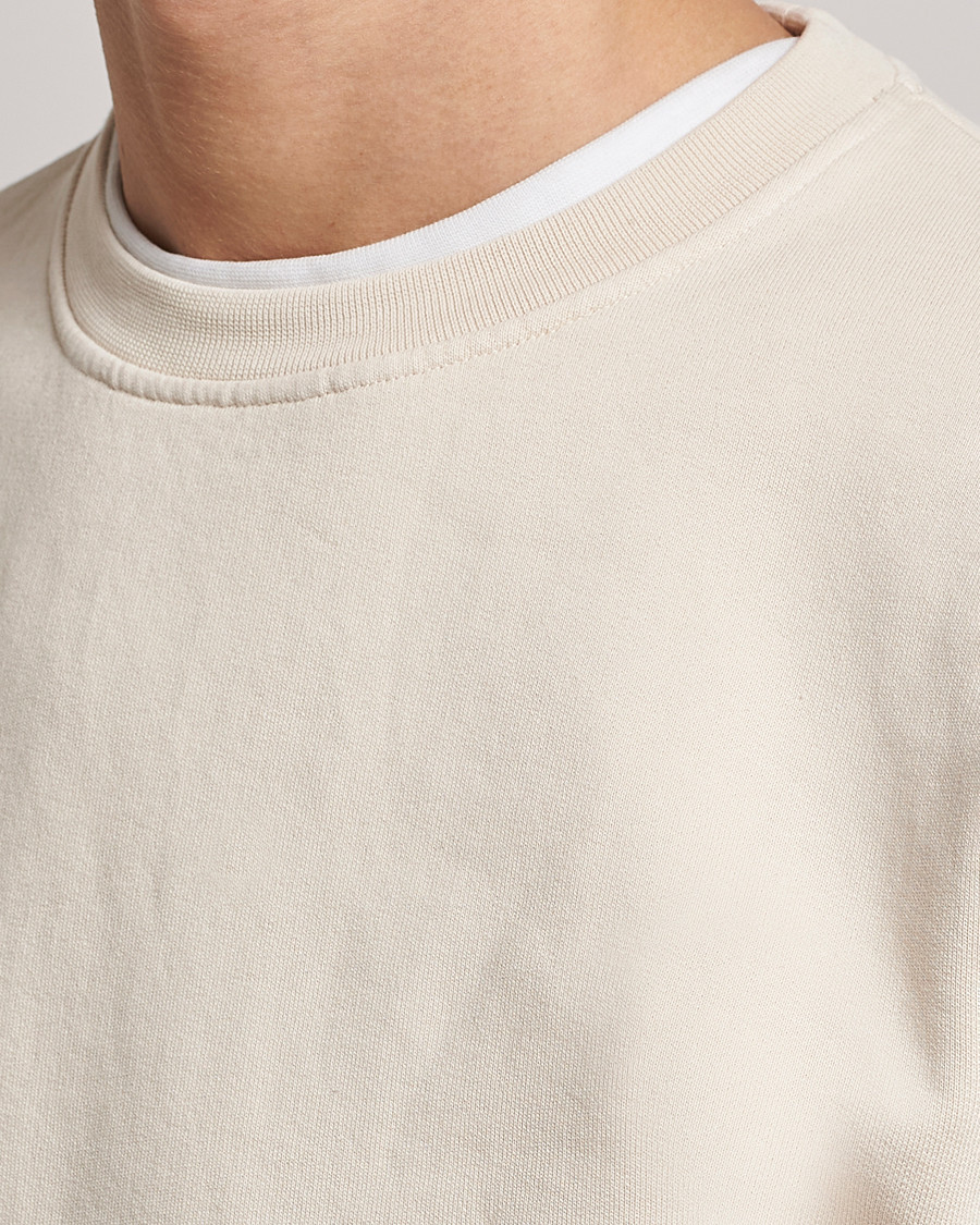 Men | Sweaters & Knitwear | Colorful Standard | Classic Organic Crew Neck Sweat Ivory White