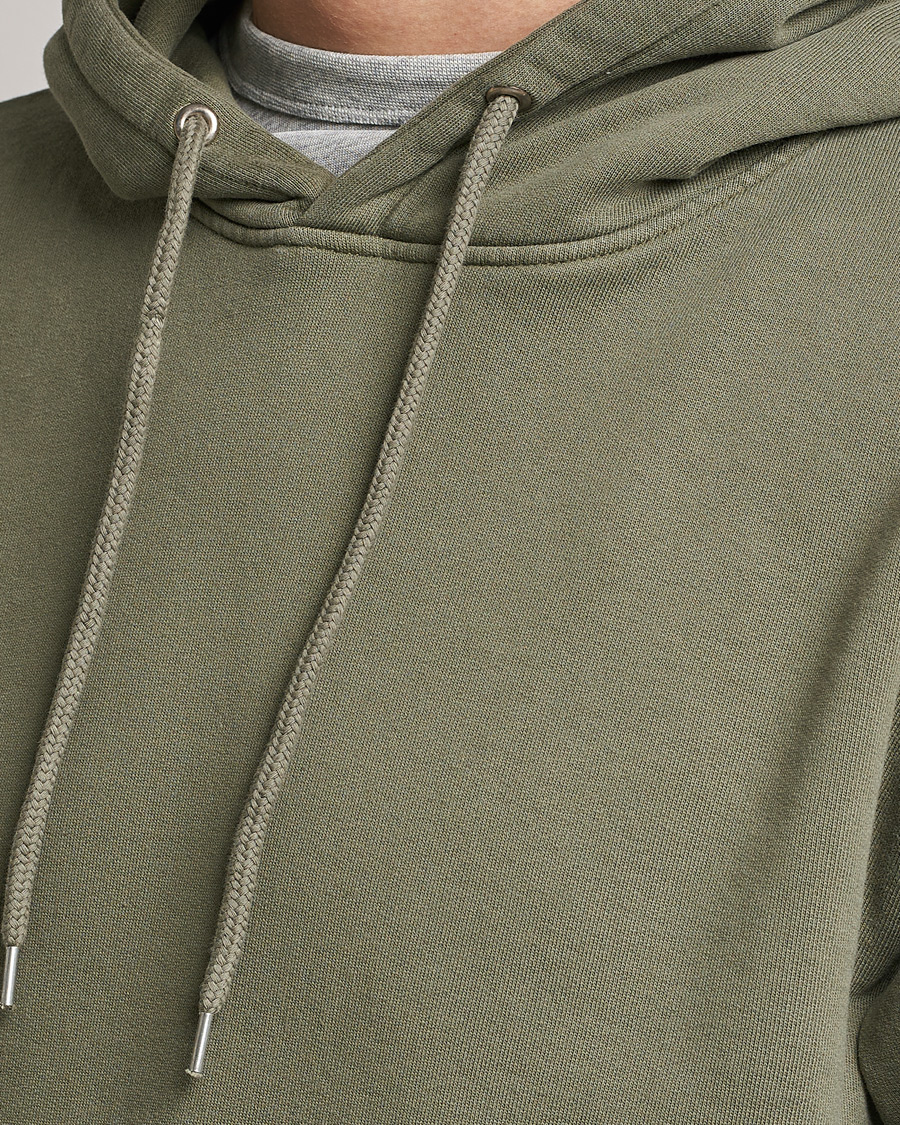 Men | Sweaters & Knitwear | Colorful Standard | Classic Organic Hood Dusty Olive