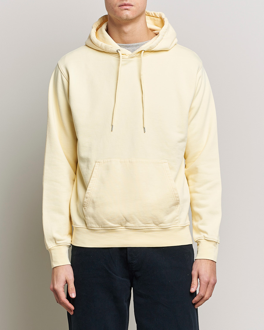 Men | The Summer Collection | Colorful Standard | Classic Organic Hood Soft Yellow