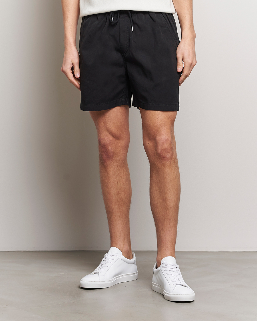 Men |  | Colorful Standard | Classic Organic Twill Drawstring Shorts Deep Black