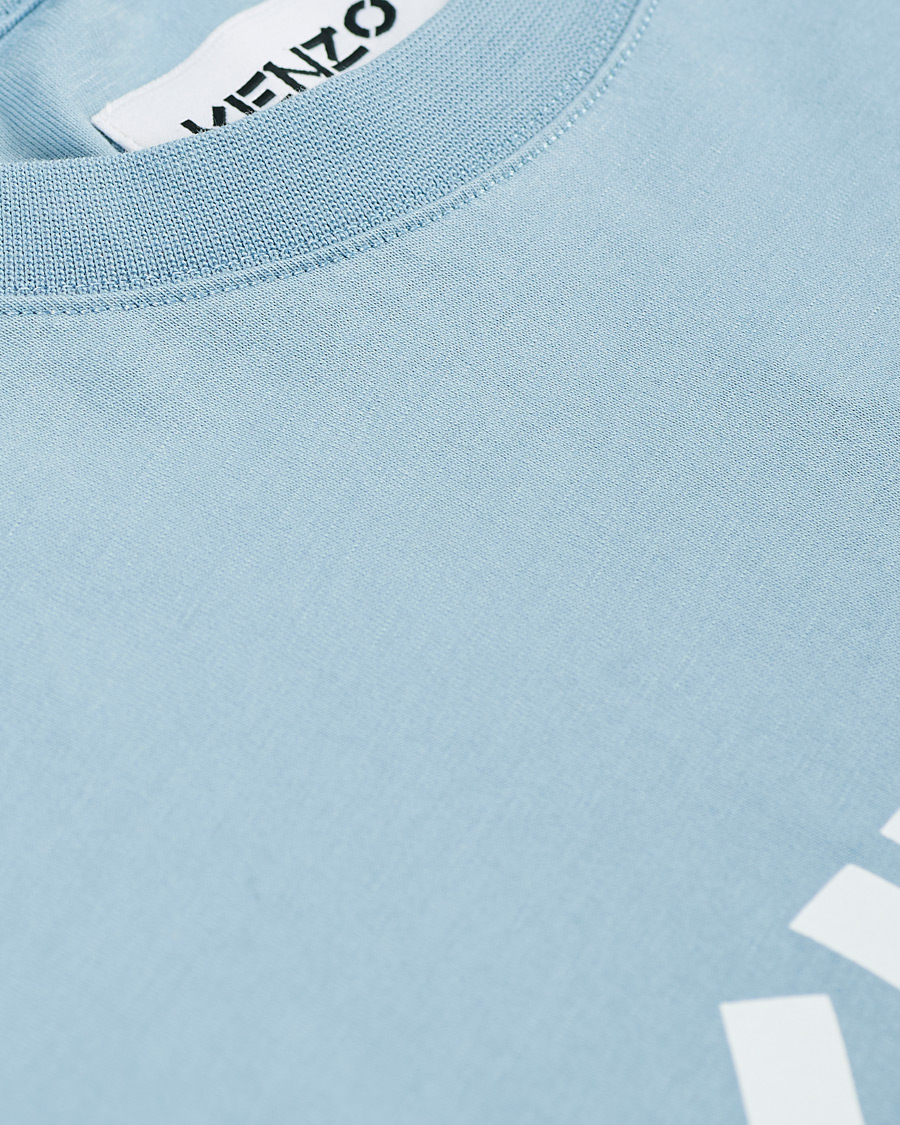 Men | T-Shirts | KENZO | Logo Classic Crew Neck Tee Glacier