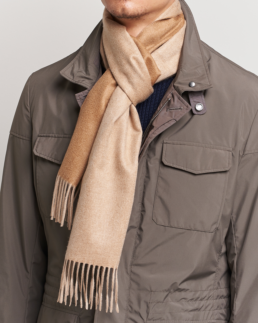 Men | Piacenza Cashmere Vicuna/Baby Cashmere Scarf Camel | Piacenza Cashmere | Vicuna/Baby Cashmere Scarf Camel