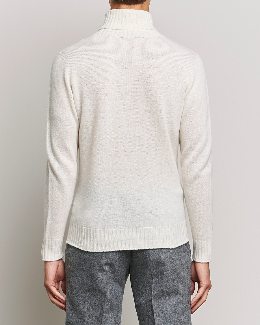 Men | Sweaters & Knitwear | Altea | Wool/Cashmere Turtleneck Sweater Latte