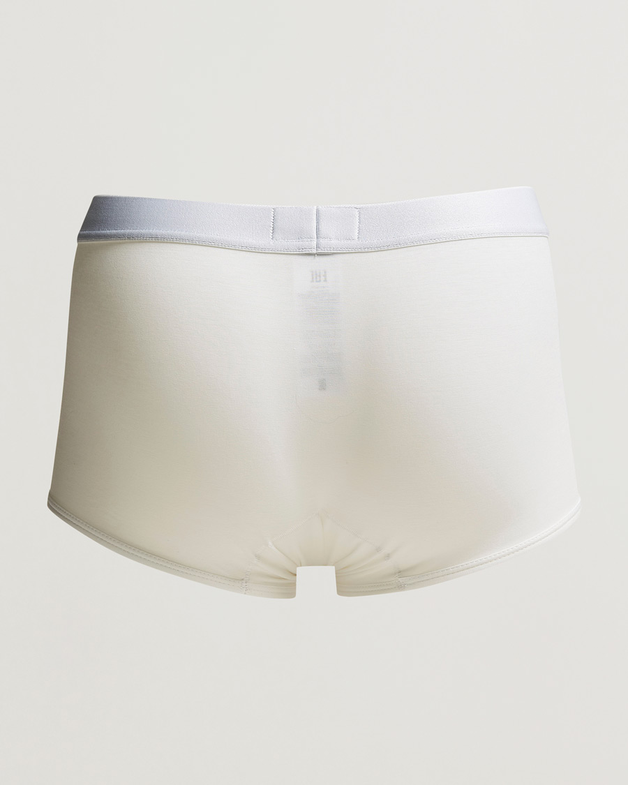 Men | Underwear & Socks | Zegna | Cotton Stretch Trunk Boxers White