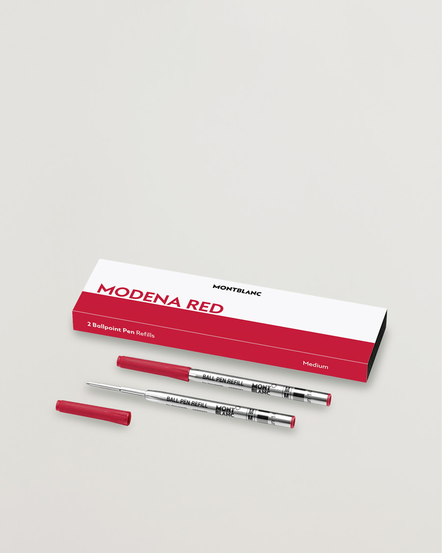 Men | Pens | Montblanc | 2 Ballpoint Pen Refills Modena Red