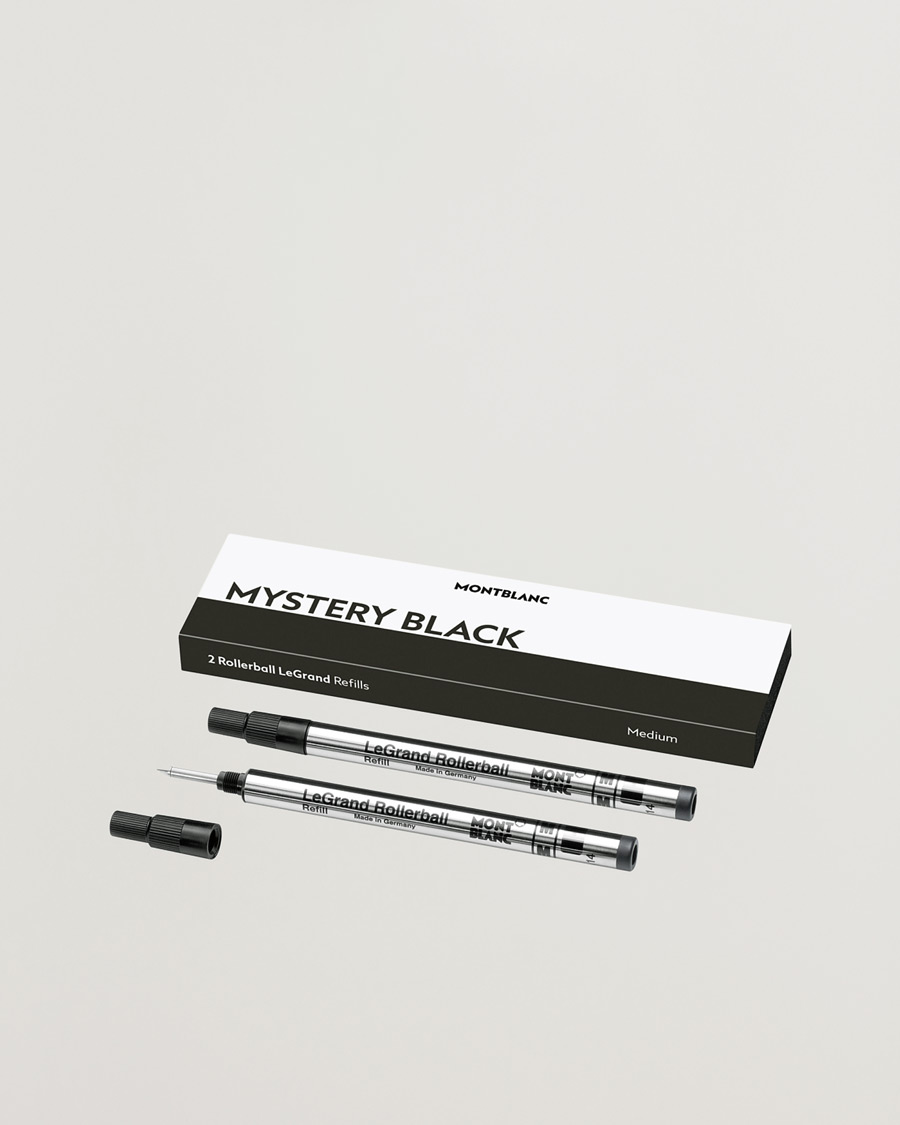 Men | Pens | Montblanc | 2 Rollerball LeGrand Pen Refills Mystery Black