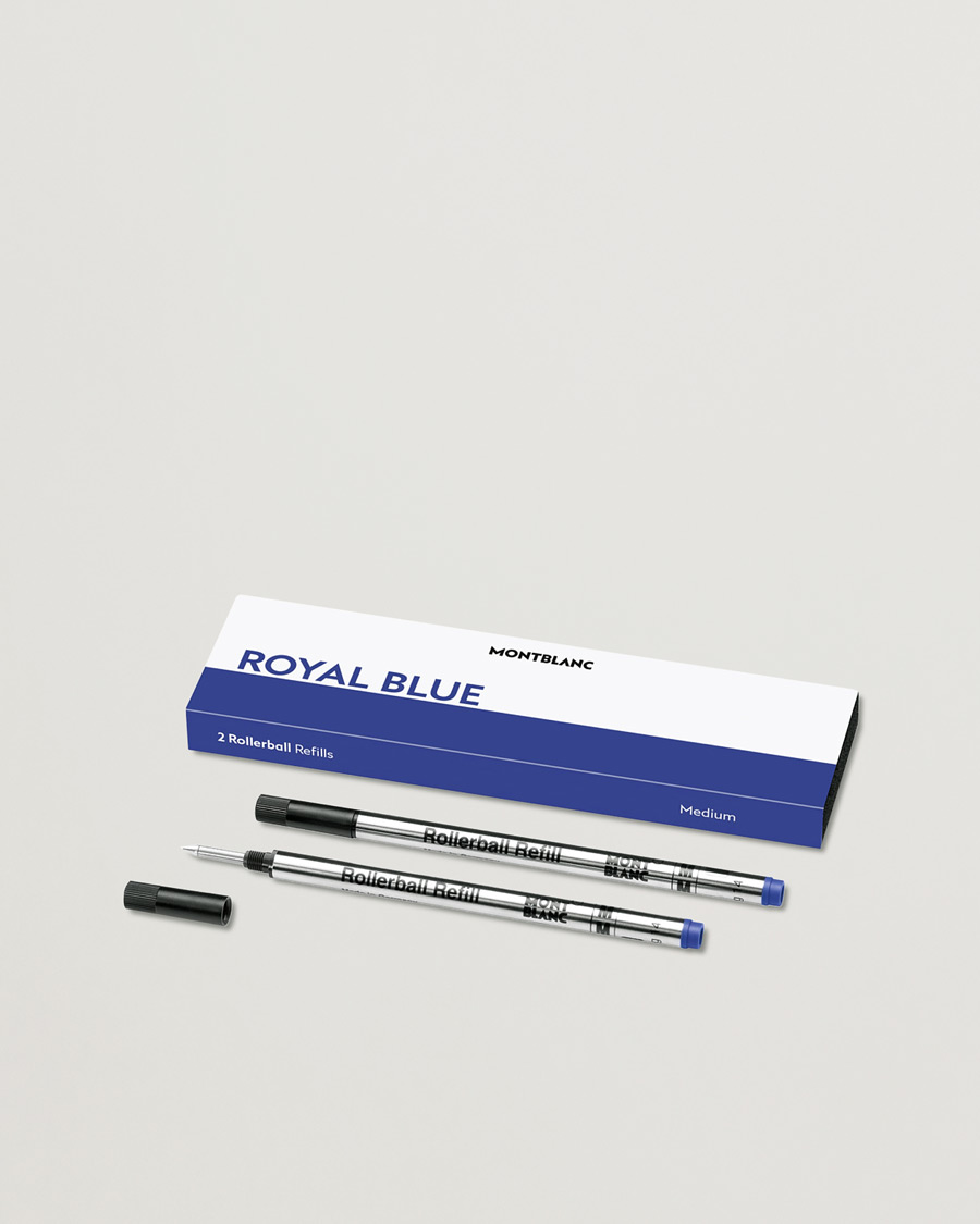 Men | Pens | Montblanc | 2 Rollerball Refills Royal Blue