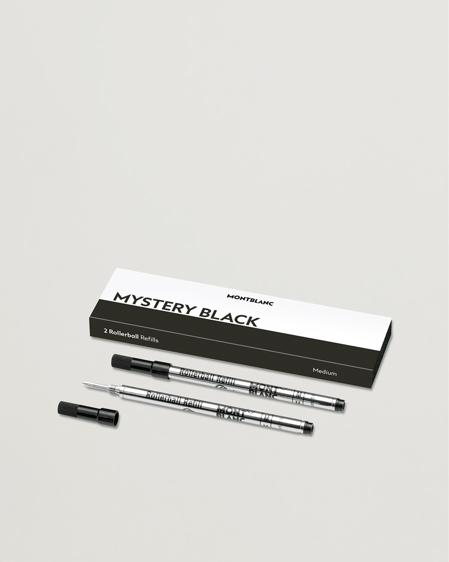 Men | Pens | Montblanc | 2 Rollerball Refills Mystery Black