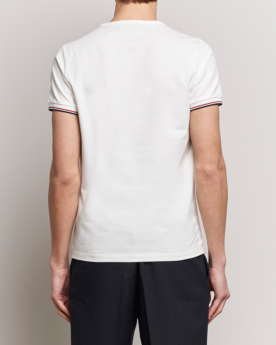 Men | T-Shirts | Moncler | Shoulder Logo T-Shirt Off White