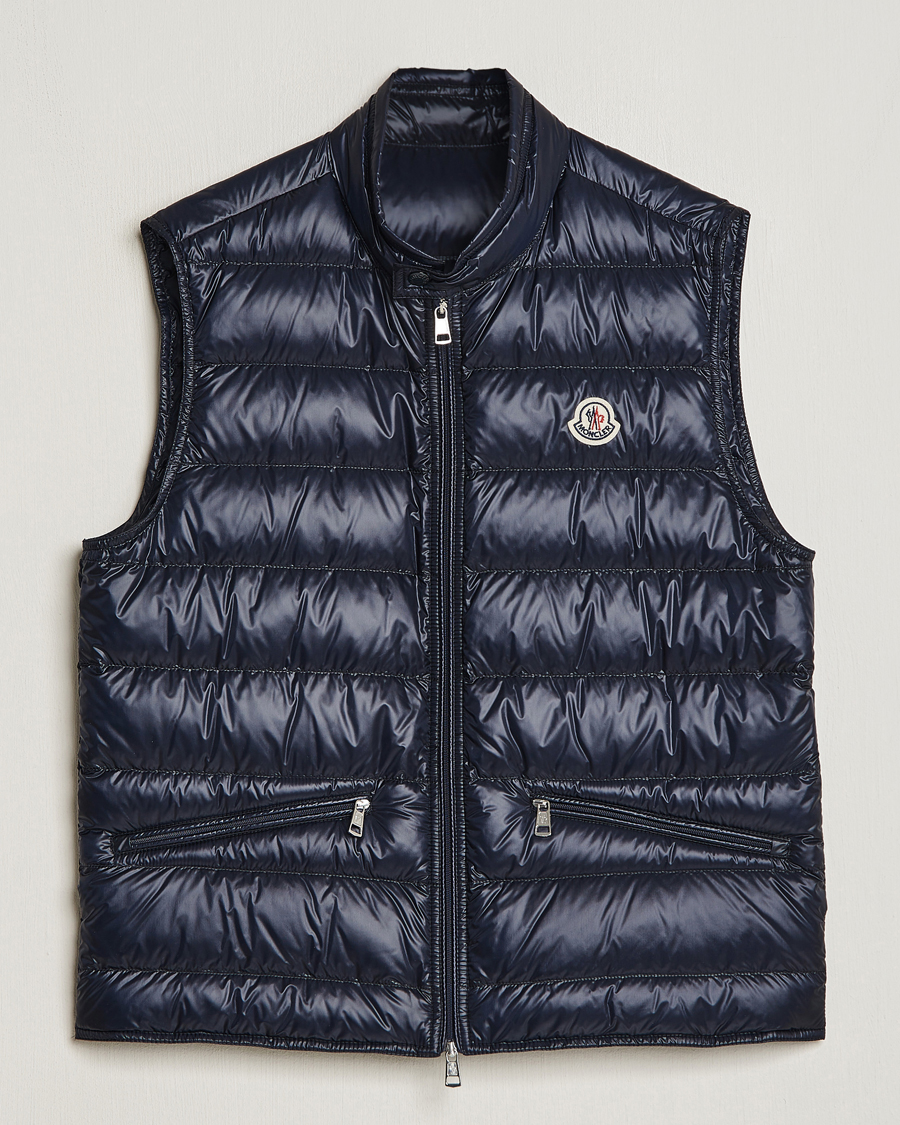 Men | Gilets | Moncler | Gui Vest Navy