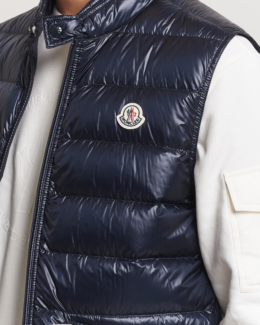 Men | Gilets | Moncler | Gui Vest Navy