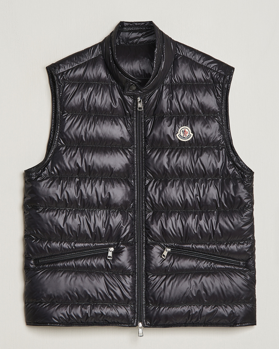 Men | Gilets | Moncler | Gui Down Vest Black